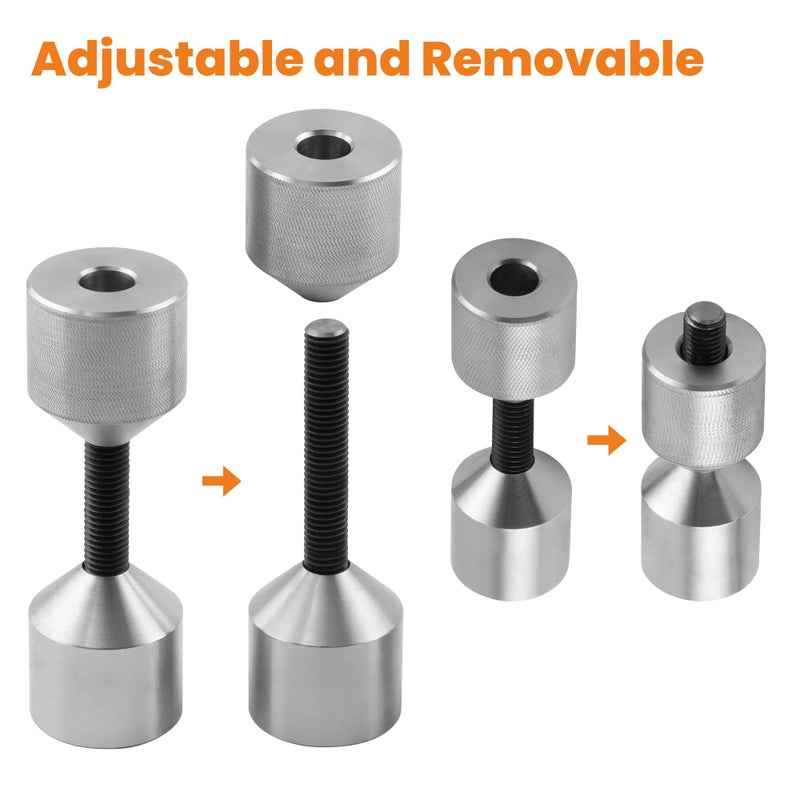 Tuningsworld 4 Pcs Flange Two Hole Pin - Stainless Steel- 1-1/8'' 1-5/8'' Diameter Alignment Pin - Image 4